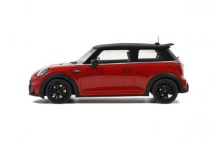 MINI COOPER S JCW PACKAGE RED 2021 OttO mobile 1:18 Resinemodell (Türen, Motorhaube... nicht zu öffnen!)